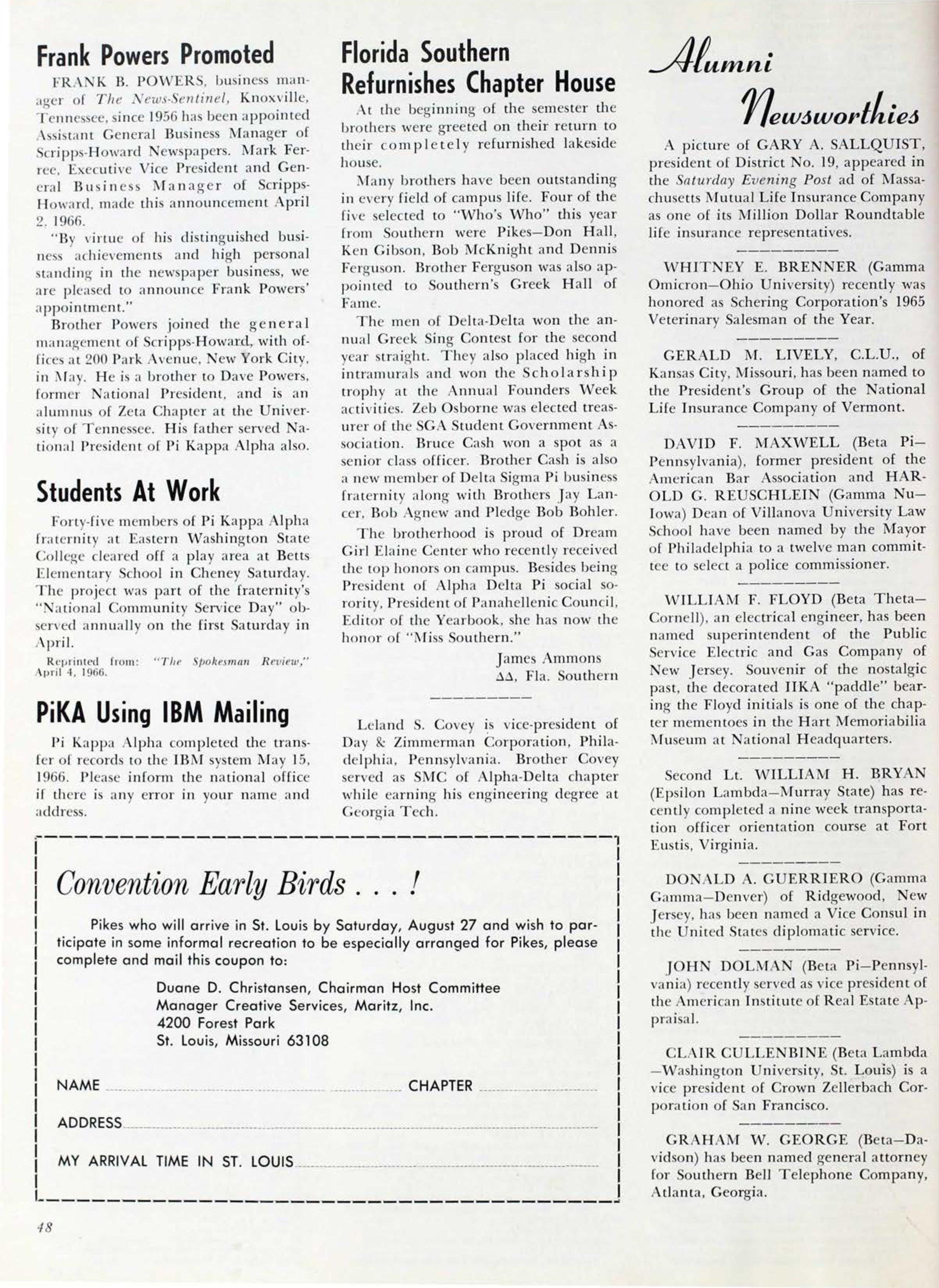 Frank Powers Promoted